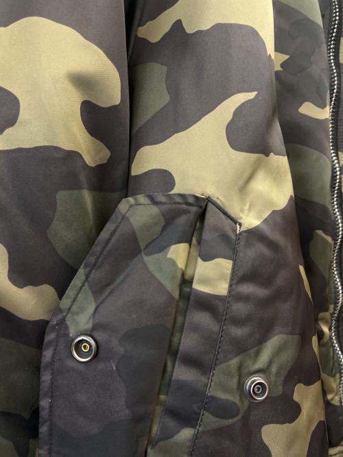 ALPHA（アルファ）ALPHA (アルファ) ALPHA 　MA-1ジャケット　カモフラージュ柄 カーキ サイズ:XLの古着・服飾アイテム