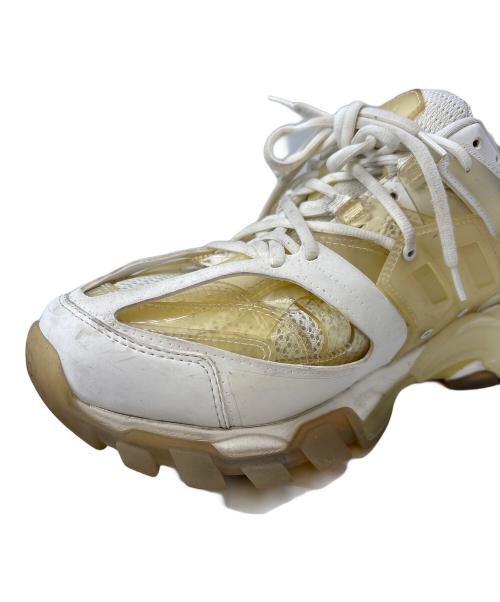 BALENCIAGA（バレンシアガ）BALENCIAGA (バレンシアガ) BALENCIAGA　TRACK CLEAR SOLE　ローカットスニーカー ホワイト サイズ:28.5の古着・服飾アイテム