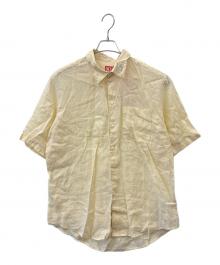 DIESEL（ディーゼル）の古着「DIESEL　半袖シャツ」｜アイボリー
