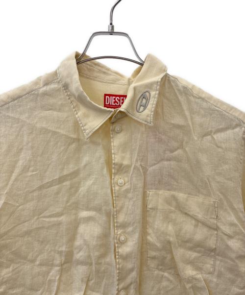 DIESEL（ディーゼル）DIESEL (ディーゼル) DIESEL　半袖シャツ アイボリー サイズ:48の古着・服飾アイテム