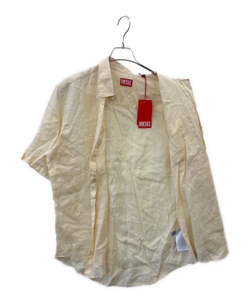 DIESEL（ディーゼル）DIESEL (ディーゼル) DIESEL　半袖シャツ アイボリー サイズ:48の古着・服飾アイテム