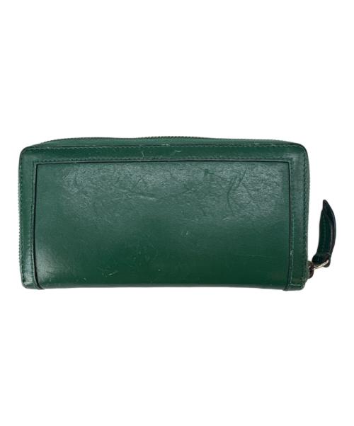 GUCCI（グッチ）GUCCI (グッチ) GUCCI　ダイアナ　長財布 グリーンの古着・服飾アイテム