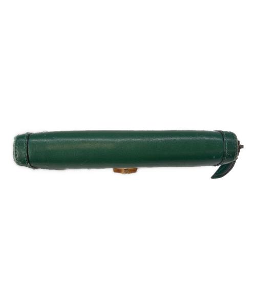 GUCCI（グッチ）GUCCI (グッチ) GUCCI　ダイアナ　長財布 グリーンの古着・服飾アイテム