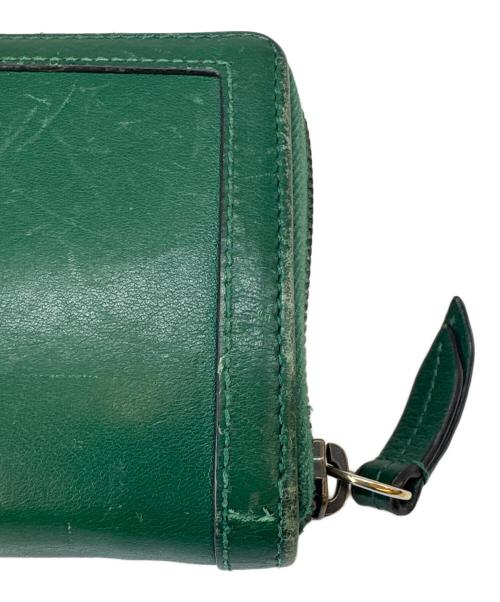 GUCCI（グッチ）GUCCI (グッチ) GUCCI　ダイアナ　長財布 グリーンの古着・服飾アイテム