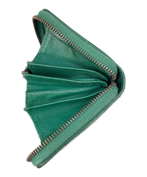 GUCCI（グッチ）GUCCI (グッチ) GUCCI　ダイアナ　長財布 グリーンの古着・服飾アイテム