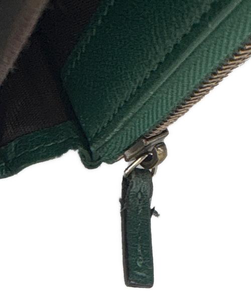 GUCCI（グッチ）GUCCI (グッチ) GUCCI　ダイアナ　長財布 グリーンの古着・服飾アイテム