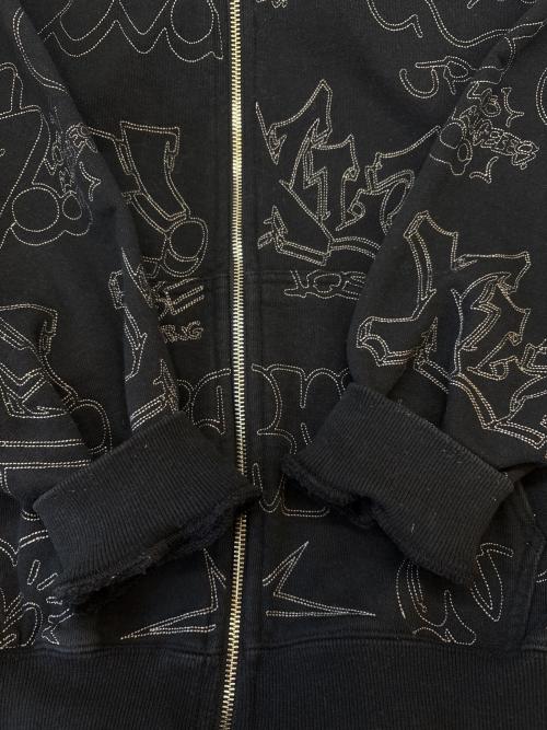 X-LARGE（エクストララージ）X-LARGE (エクストララージ) X-LARGE　ジップパーカー ブラック サイズ:Ｌの古着・服飾アイテム