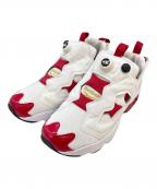 REEBOKリーボック）の古着「REEBOK　INSTA PUMP FURY　スニーカー」｜ホワイト×レッド