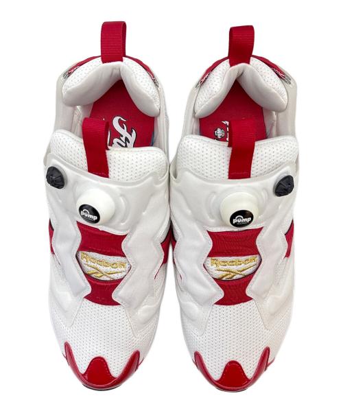 REEBOK（リーボック）REEBOK (リーボック) REEBOK　INSTA PUMP FURY　スニーカー ホワイト×レッド サイズ:27の古着・服飾アイテム