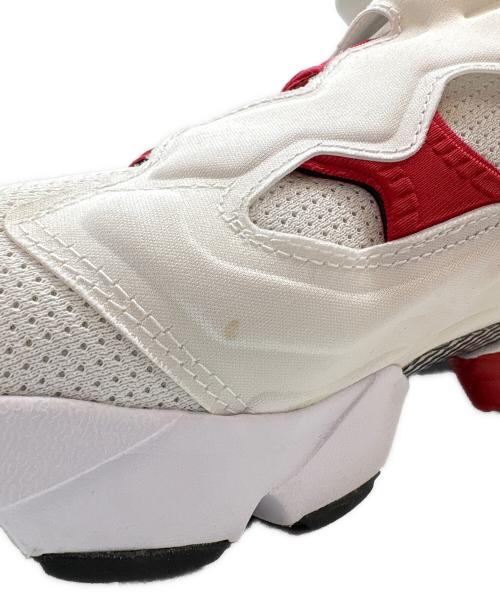 REEBOK（リーボック）REEBOK (リーボック) REEBOK　INSTA PUMP FURY　スニーカー ホワイト×レッド サイズ:27の古着・服飾アイテム