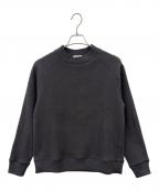 JACKMANジャックマン）の古着「jackman　ワッフルミッドネック　長袖カットソー」｜グレー