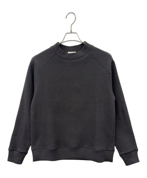 JACKMAN（ジャックマン）JACKMAN (ジャックマン) jackman　ワッフルミッドネック　長袖カットソー グレー サイズ:Ｍの古着・服飾アイテム