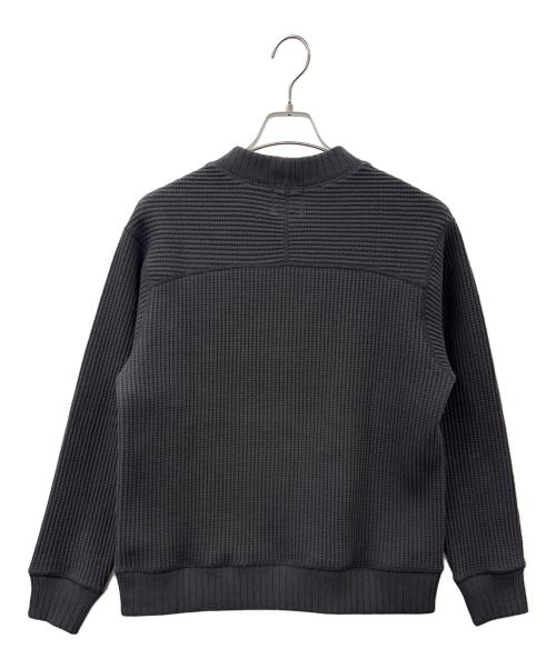 JACKMAN（ジャックマン）JACKMAN (ジャックマン) jackman　ワッフルミッドネック　長袖カットソー グレー サイズ:Ｍの古着・服飾アイテム