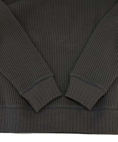 JACKMAN（ジャックマン）JACKMAN (ジャックマン) jackman　ワッフルミッドネック　長袖カットソー グレー サイズ:Ｍの古着・服飾アイテム