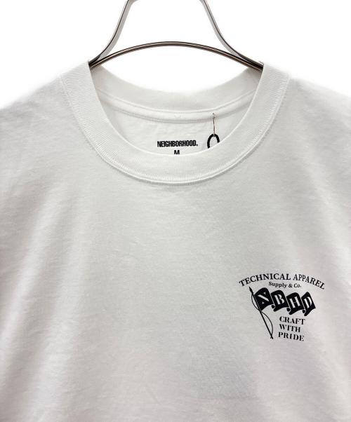 NEIGHBORHOOD（ネイバーフッド）NEIGHBORHOOD (ネイバーフッド) NEIGHBORHOOD　TECHNICAL APPAREL　プリントTシャツ ホワイト サイズ:Ｍの古着・服飾アイテム