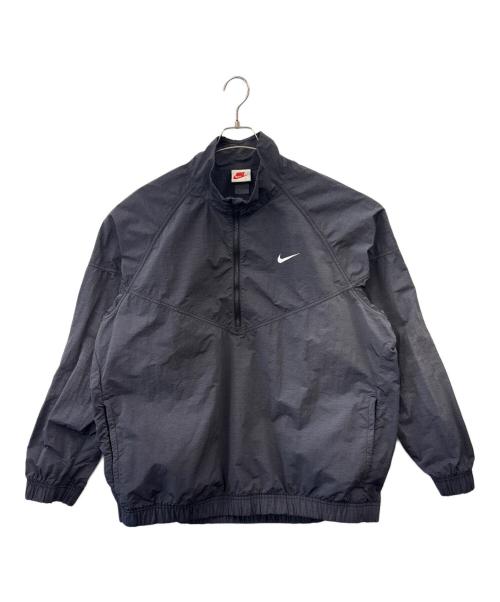 NIKE（ナイキ）NIKE (ナイキ) stussy (ステューシー) NIKE　stussy　WINDRUNNER　ナイロンジャケット グレー サイズ:Ｌの古着・服飾アイテム