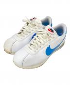 NIKEナイキ）の古着「NIKE ローカットスニーカー」｜ホワイト×ブルー