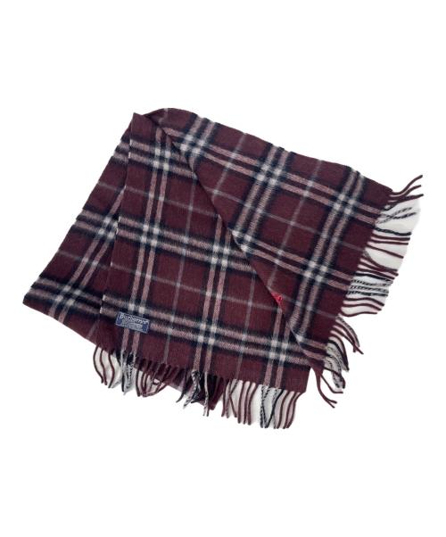 Burberry's（バーバリー）Burberry's (バーバリー) Burberry's　マフラー　カシミヤ100％ レッドの古着・服飾アイテム