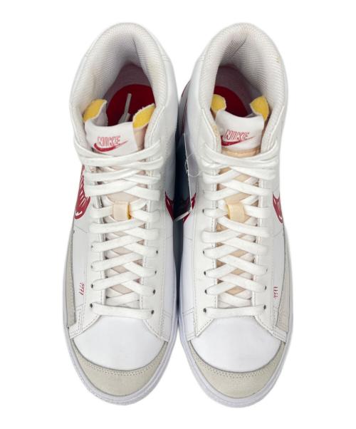 NIKE（ナイキ）NIKE (ナイキ) NIKE ハイカットスニーカー ホワイト×レッド サイズ:27.5の古着・服飾アイテム