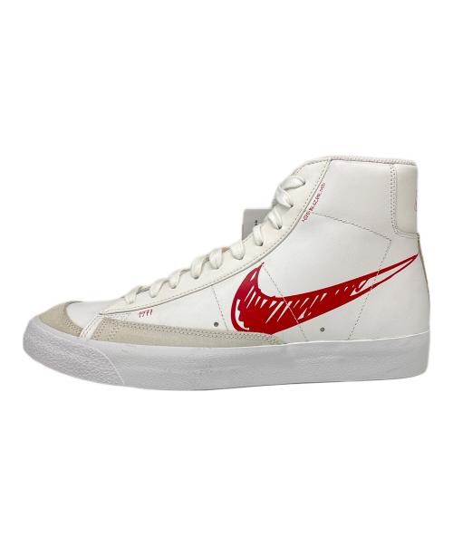 NIKE（ナイキ）NIKE (ナイキ) NIKE ハイカットスニーカー ホワイト×レッド サイズ:27.5の古着・服飾アイテム