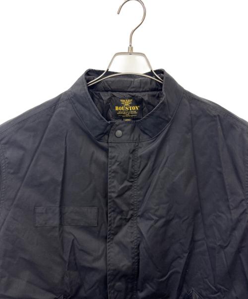 HOUSTON（ヒューストン）HOUSTON (ヒューストン) HOUSTON　ナイロンジャケット ブラック サイズ:LARGEの古着・服飾アイテム
