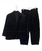 Porter Classicポータークラシック）の古着「Porter Classic  CORDUROY JACKET/CORDUROY PANTSセットアップ」｜ブラック
