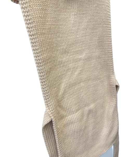 JIL SANDER（ジルサンダー）JIL SANDER (ジルサンダー) JIL SANDER　ニットベスト ベージュ サイズ:記載なしの古着・服飾アイテム