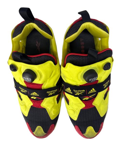 adidas（アディダス）adidas (アディダス) REEBOK (リーボック) adidas　REEBOK　クラシック インスタポンプフューリーブースト　スニーカー イエロー サイズ:26.5の古着・服飾アイテム