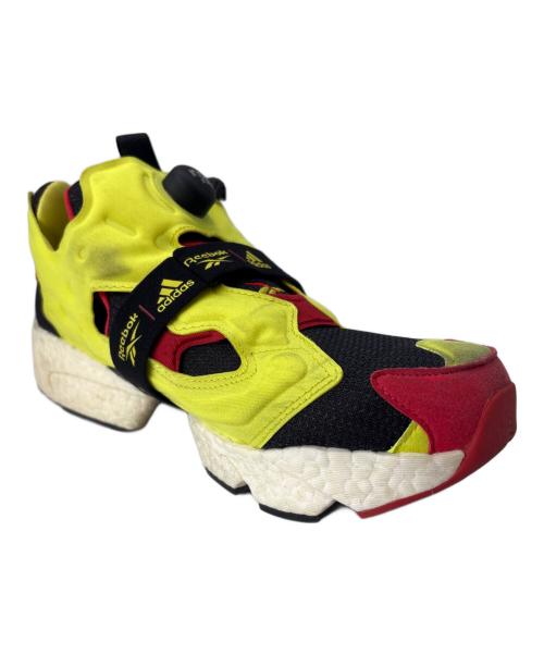 adidas（アディダス）adidas (アディダス) REEBOK (リーボック) adidas　REEBOK　クラシック インスタポンプフューリーブースト　スニーカー イエロー サイズ:26.5の古着・服飾アイテム
