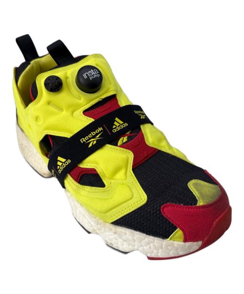 adidas（アディダス）adidas (アディダス) REEBOK (リーボック) adidas　REEBOK　クラシック インスタポンプフューリーブースト　スニーカー イエロー サイズ:26.5の古着・服飾アイテム