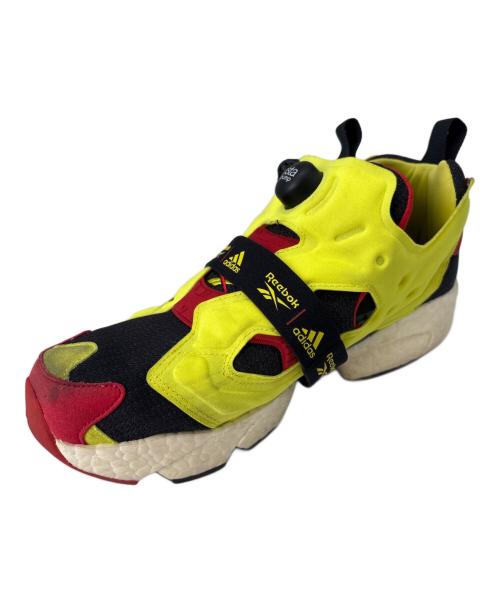 adidas（アディダス）adidas (アディダス) REEBOK (リーボック) adidas　REEBOK　クラシック インスタポンプフューリーブースト　スニーカー イエロー サイズ:26.5の古着・服飾アイテム