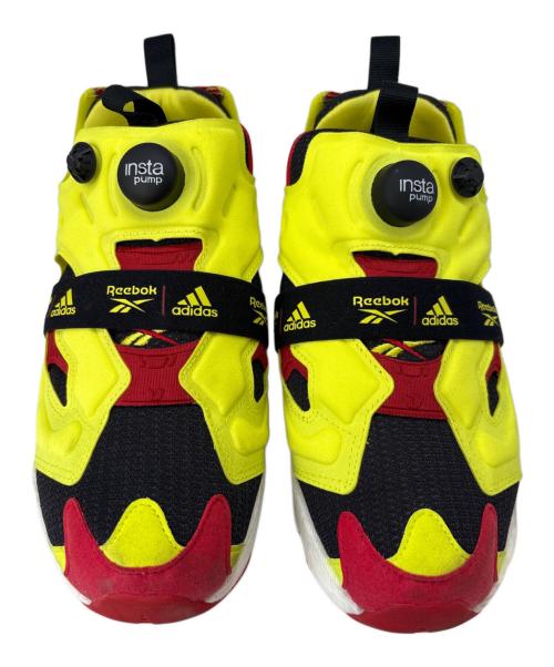 adidas（アディダス）adidas (アディダス) REEBOK (リーボック) adidas　REEBOK　クラシック インスタポンプフューリーブースト　スニーカー イエロー サイズ:24.5の古着・服飾アイテム