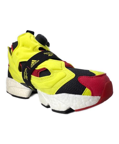 adidas（アディダス）adidas (アディダス) REEBOK (リーボック) adidas　REEBOK　クラシック インスタポンプフューリーブースト　スニーカー イエロー サイズ:24.5の古着・服飾アイテム