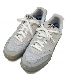 REEBOK×PLEASURES（リーボック×プレジャーズ）の古着「REEBOK　PLEASURES　Club C Legacy　ローカットスニーカー」｜グレー
