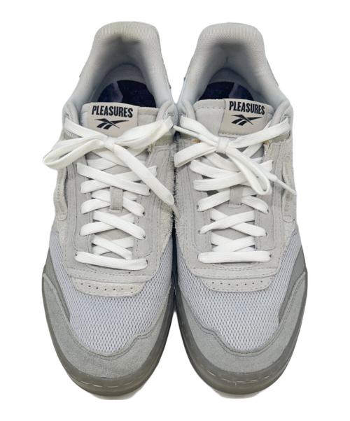 REEBOK（リーボック）REEBOK (リーボック) PLEASURES (プレジャーズ) REEBOK　PLEASURES　Club C Legacy　ローカットスニーカー グレー サイズ:27.5の古着・服飾アイテム