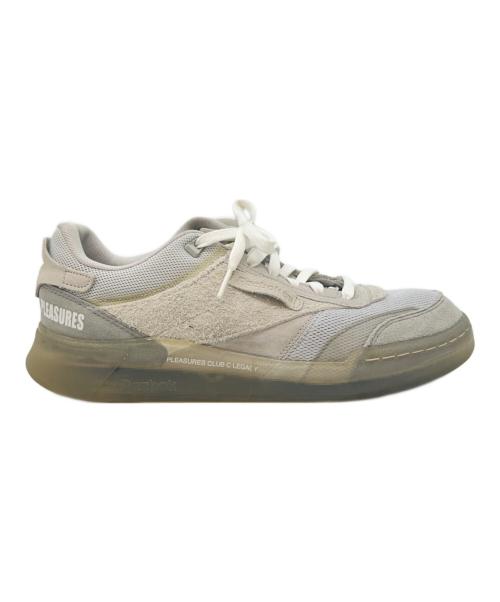 REEBOK（リーボック）REEBOK (リーボック) PLEASURES (プレジャーズ) REEBOK　PLEASURES　Club C Legacy　ローカットスニーカー グレー サイズ:27.5の古着・服飾アイテム