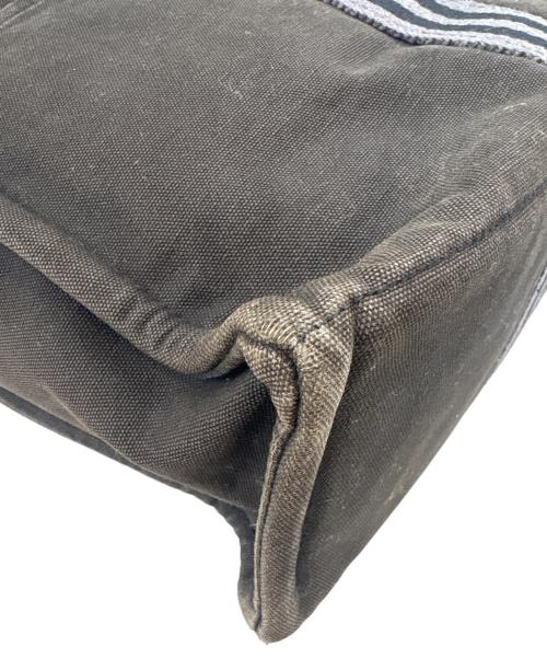 HERMES（エルメス）HERMES (エルメス) HERMES　フールトゥMM　キャンバストートバッグ ブラックの古着・服飾アイテム