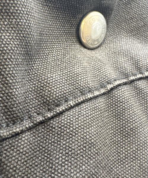 HERMES（エルメス）HERMES (エルメス) HERMES　フールトゥMM　キャンバストートバッグ ブラックの古着・服飾アイテム