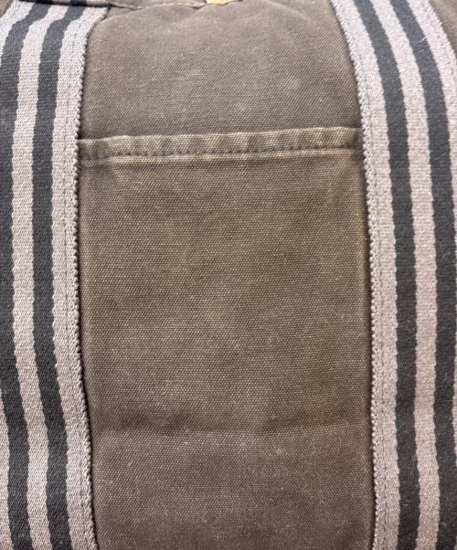 HERMES（エルメス）HERMES (エルメス) HERMES　フールトゥMM　キャンバストートバッグ ブラックの古着・服飾アイテム