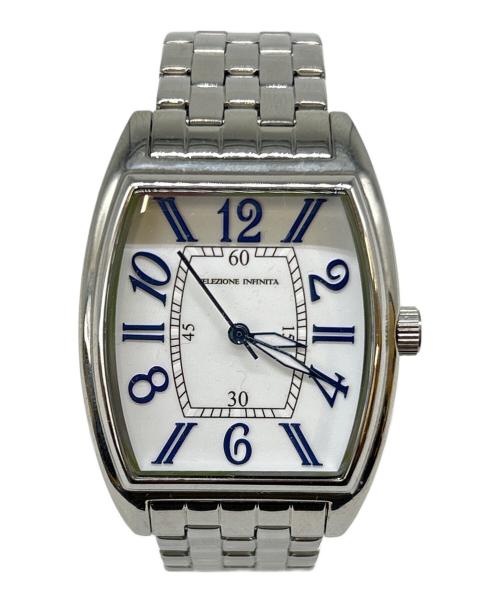 SELEZIONE INFINITA（セレジオーネ・インフィニータ）SELEZIONE INFINITA (セレジオーネ・インフィニータ) SELEZIONE INFINITA　腕時計 ホワイトの古着・服飾アイテム