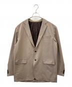 MAISON SPECIALメゾンスペシャル）の古着「MAISON SPECIAL　テーラードジャケット」｜ベージュ