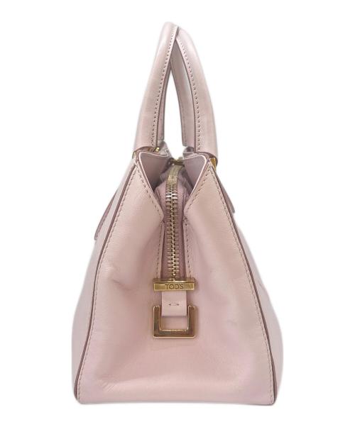 TOD'S（トッズ）TOD'S (トッズ) TOD'S 　Dキューブ ミニボストン 　2WAYバッグ ピンクの古着・服飾アイテム