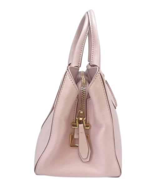 TOD'S（トッズ）TOD'S (トッズ) TOD'S 　Dキューブ ミニボストン 　2WAYバッグ ピンクの古着・服飾アイテム