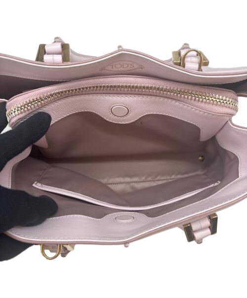 TOD'S（トッズ）TOD'S (トッズ) TOD'S 　Dキューブ ミニボストン 　2WAYバッグ ピンクの古着・服飾アイテム