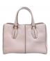 TOD'S (トッズ) TOD'S 　Dキューブ ミニボストン 　2WAYバッグ ピンク：22000円