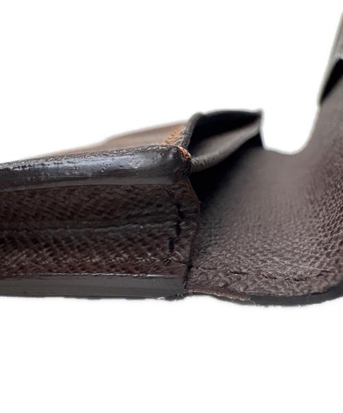 LOUIS VUITTON（ルイ ヴィトン）LOUIS VUITTON (ルイ ヴィトン) LOUIS VUITTON　アンヴェロップ・カルト・ドゥ・ヴィジット　名刺入れ ブラウンの古着・服飾アイテム