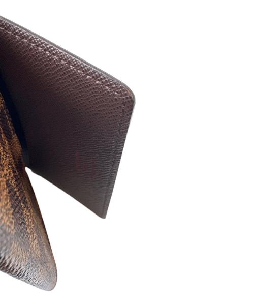 LOUIS VUITTON（ルイ ヴィトン）LOUIS VUITTON (ルイ ヴィトン) LOUIS VUITTON　アンヴェロップ・カルト・ドゥ・ヴィジット　名刺入れ ブラウンの古着・服飾アイテム