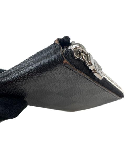 LOUIS VUITTON（ルイ ヴィトン）LOUIS VUITTON (ルイ ヴィトン) LOUIS VUITTON　ダミエ・グラフィット　ポシェット・クレ　カードキーケース ブラックの古着・服飾アイテム