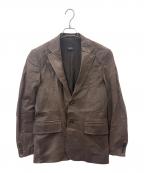 HUGO BOSSヒューゴ ボス）の古着「HUGO BOSS　レザージャケット」｜ブラウン