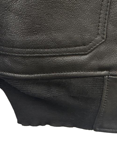 JOURNAL STANDARD HOMESTEAD（ジャーナルスタンダード ホームステッド）JOURNAL STANDARD HOMESTEAD (ジャーナルスタンダード ホームステッド) JOURNAL STANDARD HOMESTEAD　レザージャケット ブラック サイズ:Sの古着・服飾アイテム